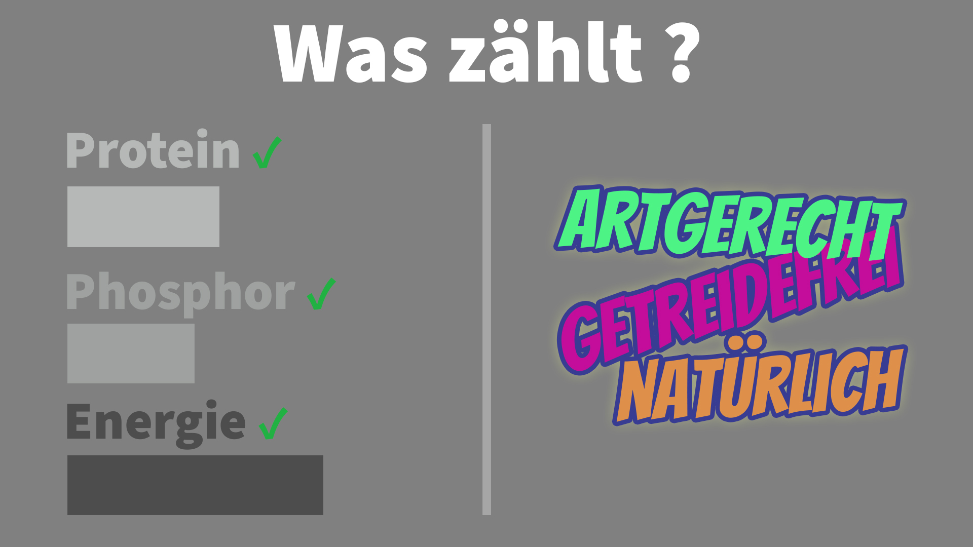 Warum bei Krankheit plötzlich Nährstoffe zählen, aber im Alltag Zutaten - Blogartikel von Tierarzt Dr. Gregor Berg