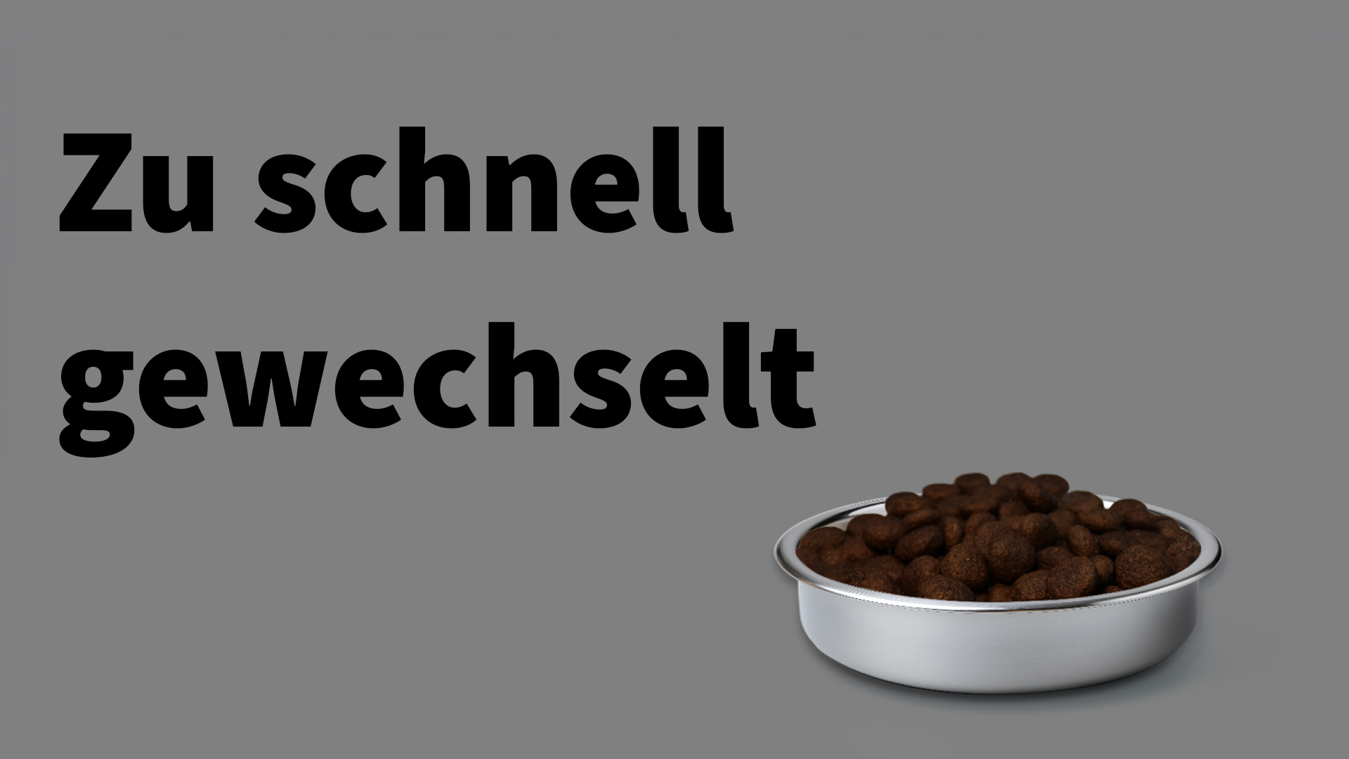 Warum viele Futterprobleme erst durch Futterwechsel entstehen - Blogartikel Dr. Berg 