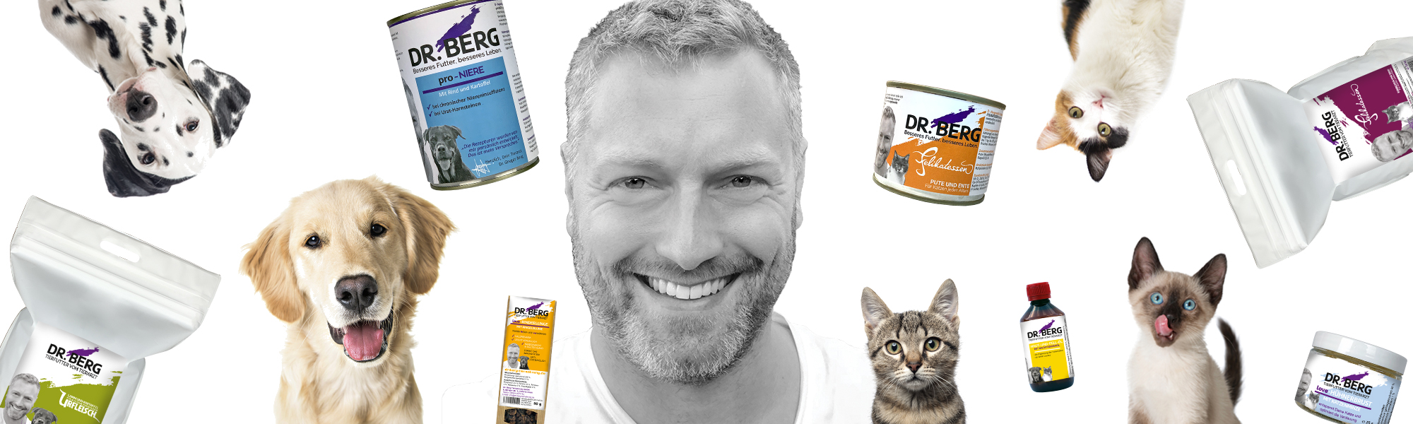 Banner: Dr. Berg Pet Food - Dog and Cat Food