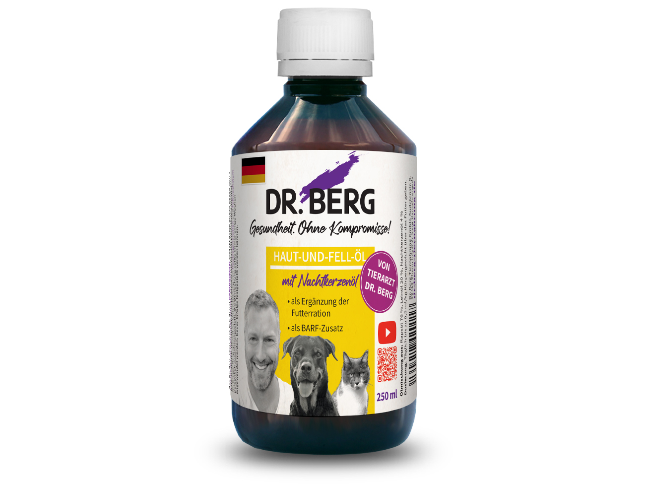 Dr. Berg Haut-und-Fell-Öl | mit Nachtkerzenöl