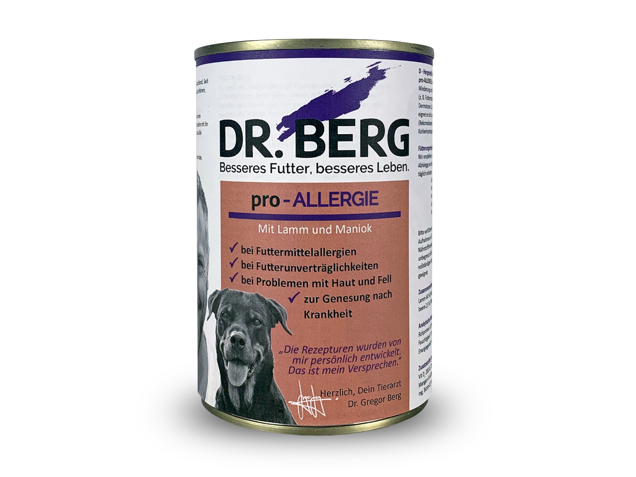 pro-ALLERGIE Hundefutter | mit Lamm und Maniok