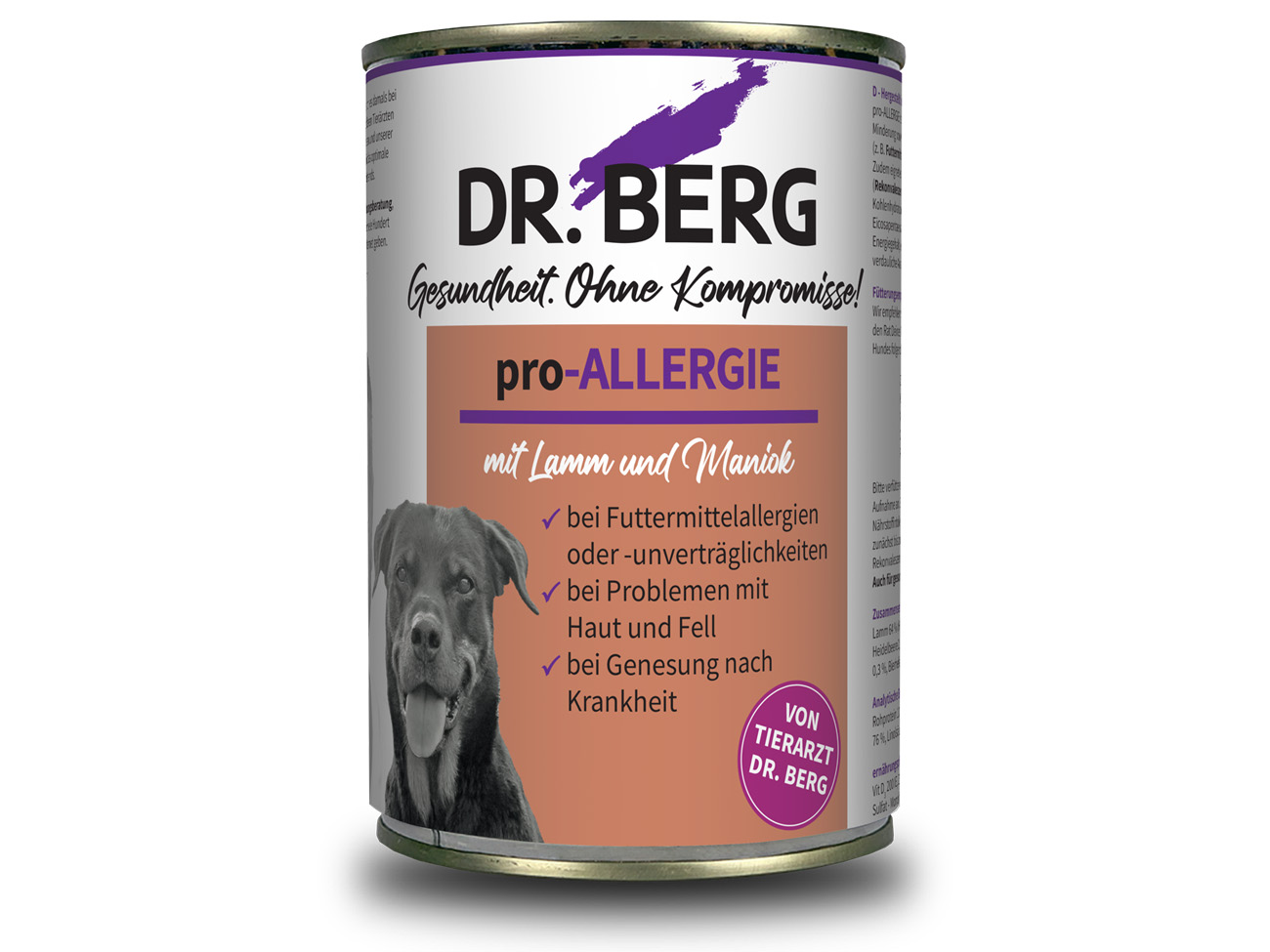 pro-ALLERGIE Hundefutter | mit Lamm und Maniok