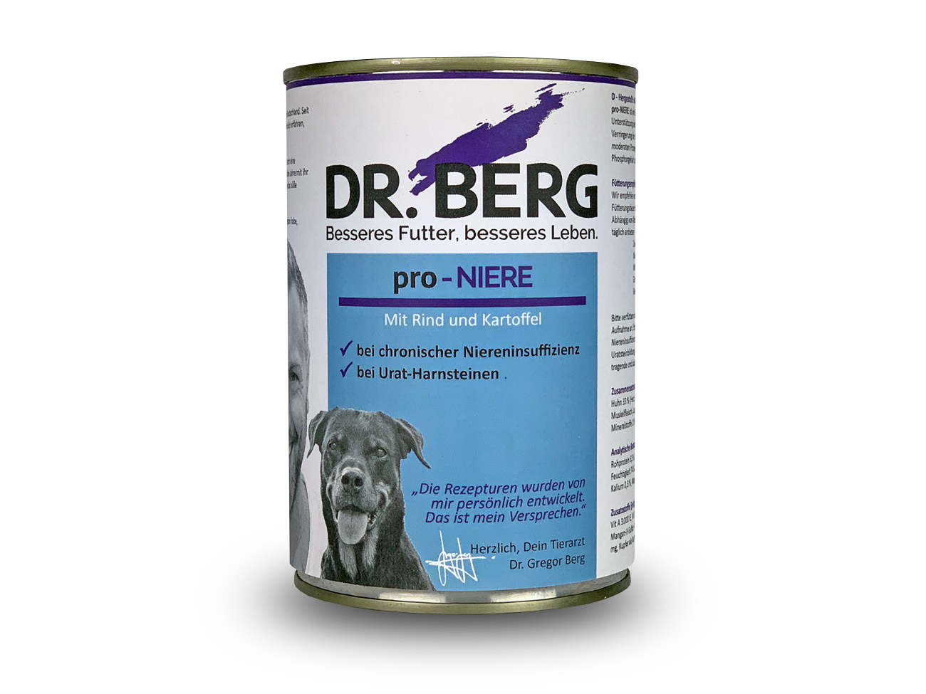 pro-NIERE Hundefutter | mit Rind und Kartoffel