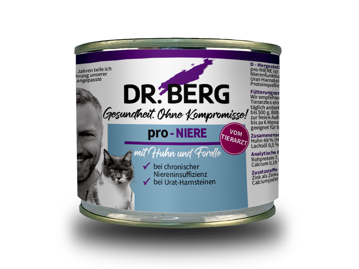 Spezialnassfutter für Katzen mit Niereninsuffizienz