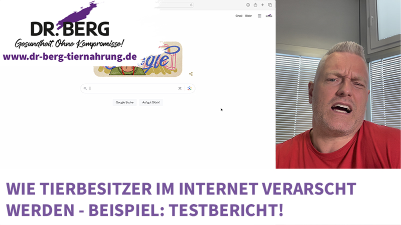 Wie Tierbesitzer im Internet verarscht werden - Beispiel: Testbericht! 